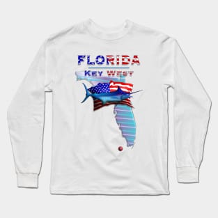 Copy of Florida Key West US Blue Martin II Long Sleeve T-Shirt